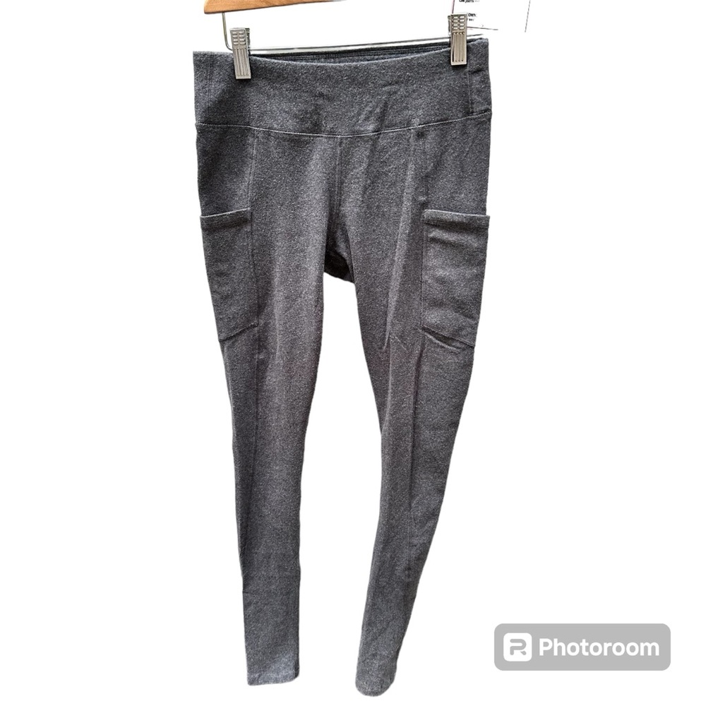 Pact Heathered Gray‎ Leggings Pockets Size XS
